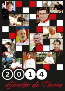 Calendario Chefs cocina Ejercito