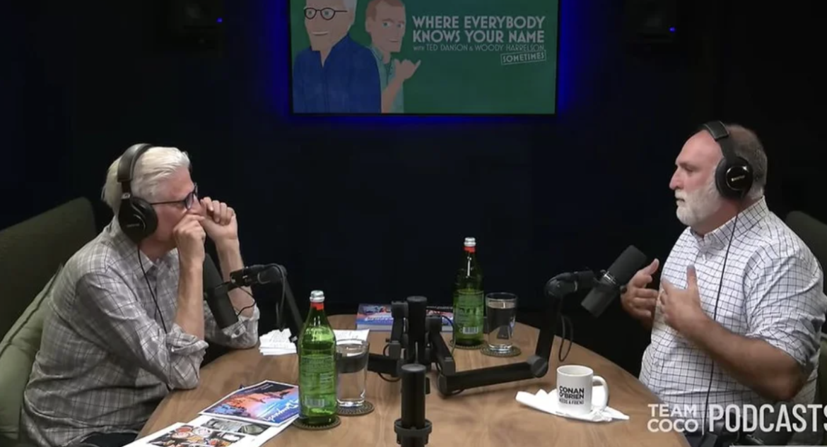 José Andrés en el podcast Where Everybody Knows Your Name, hablando sobre el riesgo de un Armagedón alimentario