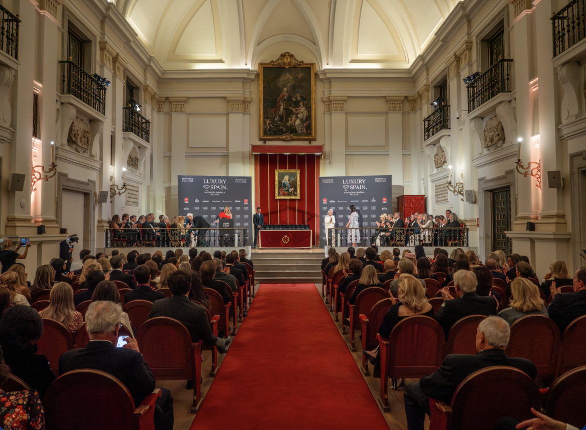 Gala de los International Luxury Awards en la Real Academia de Bellas Artes de San Fernando, Madrid